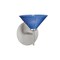 Besa Lighting Kona Mini Sconce, Blue Starpoint, Satin Nickel Finish, 1x5W LED 1SW-282484-LED-SN - alternate 1